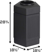 Safco Canmeleon Trash Can, 30 Gallons, Indoor and Outdoor Use, Durable & - Image 5
