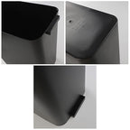 3-Pack Black 4.5 Gallon Plastic Trash Can Wastebasket, Garbage Container Bin - Image 3
