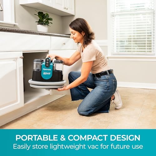Kenmore 24V Cordless Portable Carpet & Upholstery Spot Cleaner Machine