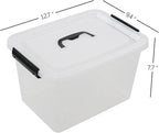 Zopnny 12 Quart Storage Latch Bins - Image 2