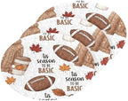 Fall Sweater Football Coffee Dish Scrub Sponges Kitchen Autumn Themed Non Scratch Reusable Compressed Cellulose Sponge Hanging for Household Cleaning Washing Dishes Pots and Pans 3 Pack by KOCOART