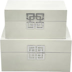 Galt International Storage Box Set Decorative Storage Box w/Hinged Lid Classic - Image 2