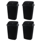 13 Gallon Black Outdoor Garbage Can - Image 7