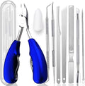 10-Pack Ingrown Toenail Tools Stainless Steel Foot Nail Tools by EODIEBN