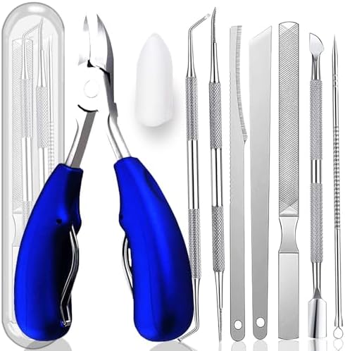 10-Pack Ingrown Toenail Tools Stainless Steel Foot Nail Tools by EODIEBN
