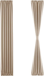 DWCN French Door Curtains – Rod Pocket Thermal Blackout Curtain - Image 7