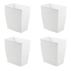 iDesign Small Rectangular Bathroom Trash Cans by iDesign
