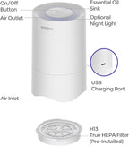 Small Air Purifier for Home Bedroom, Personal Desk Mini Air Purifier, Room Hepa - Image 7