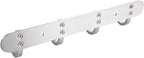 Coat Hook Rack Brushed Nickel 10.6-Inch Coat&Towel Hook Rail Wall Mounted - Image 7