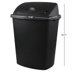 19 Gallon Kitchen Waste Bin, Large Plastic Trash Can, Holds 70 Liters - Image 2