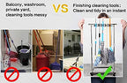 movable mop broom holder put wet mops floor standing cleaning tool rack - Image 5
