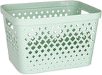 Glad Plastic Storage Basket Set, Value Pack of 6 | Open Storage Bins - Image 2
