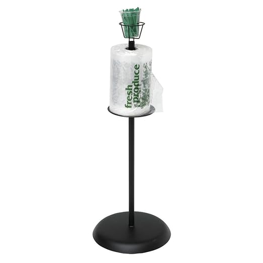 HUBERT Floor Standing Bag Dispenser Holder by Hubert