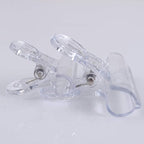 30 Pack Plastic Clear Clips Clamps, 1-1/2 Inch and 2 Inch Sizes - Image 5