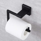 Matte Black Toilet Paper Holder SUS 304 Stainless Steel Wall Mounted Toilet - Image 7
