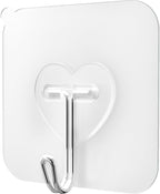 DGYB 40 Pcs Clear Adhesive Hooks - Image 7