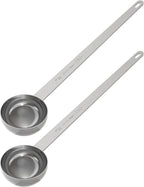 2PCS 2 Tablespoon Coffee Scoop, 9.5" Long Handle Measuring Spoon, Two tbsp by LEIFENY