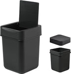 carrotez Mini Trash Can, Coffee Bar, Countertop, 2 Liter/ 0.5 Gallon, Mini - Image 4