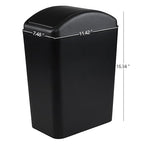 3-Pack 4.5 Gallon Plastic Trash Can - Image 2