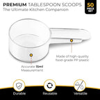 50 Pack Tablespoon Measuring Spoon Set - Image 2