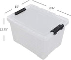 Pekky 50 Quart Clear Storage Containers/Bins - Image 2