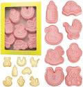 Baby Shower Cookie Cutters 8Pcs Fondant Molds for Baby Birthday Party by MIANXIAOXIN