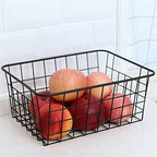 LeleCAT Wire Baskets with Handles Wire Storage Organizer Bin Baskets, Bedrooms - Image 6