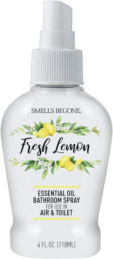 SMELLS BEGONE 4 oz Essential Oil Air Freshener Bathroom Spray by SMELLSBEGONE