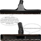 GIB Hardwood Floor Brush 32mm 1 1/4 inch 360 Degrees Swivel Head 12in Wide - Image 3
