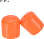 uxcell 20pcs Rubber End Caps 25mm ID Vinyl Round Tube Bolt Cap Cover Screw - Image 2