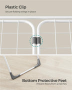 SONGMICS Clothes Drying Rack, Metal Laundry Drying Rack, Space-Saving, - Image 7