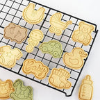 Baby Shower Cookie Cutters 8Pcs Fondant Molds for Baby Birthday Party - Image 6