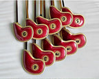 HISTAR 10pcs Crystal Pu Leather Golf Iron Head Covers Set Iron Club Headcover - Image 8