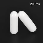 uxcell 20pcs Rubber End Caps 3.5mm ID Vinyl Round End Cap Cover Screw Thread - Image 2