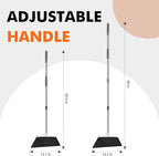 Heavy Duty Broom, 55 Inch Long Handle Outdoor Large Angle Brooms, Commercial - Image 2