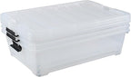 50 Quart Clear Plastic Under Bed Storage Bin - Image 7