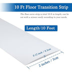 Floor Transition Strip Self Adhesive Floor Cover Strips Laminate 2" Wide Vinyl - Image 6
