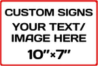 Aluminum Weatherproof Metal Sign by Repaly