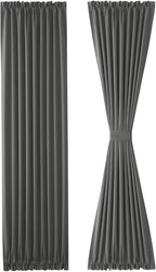 DWCN French Door Curtains – Rod Pocket Thermal Blackout Curtain - Image 7