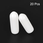 uxcell 20pcs Rubber End Caps 4mm ID Vinyl Round End Cap Cover Screw Thread - Image 2