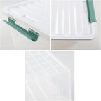 6-Pack 35 L Plastic Storage Box, Latch Storage Box - Image 3