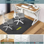 2 Pack Desk Chair Mat for Hardwood Floor & Tile 55"x35" Office Chair Mat for - Image 6