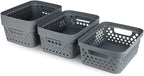 Glad Plastic Storage Basket Set, Value Pack of 6 | Open Storage Bins - Image 6