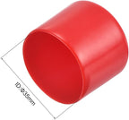 uxcell 20pcs Rubber End Caps 35mm ID Vinyl Round Tube Bolt Cap Cover Thread - Image 3