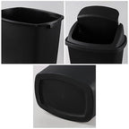 19 Gallon Kitchen Waste Bin, Large Plastic Trash Can, Holds 70 Liters - Image 3