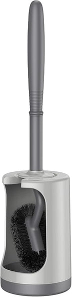HAMITOR Toilet Bowl Brush Holder Set: Curved Design by HAMITOR
