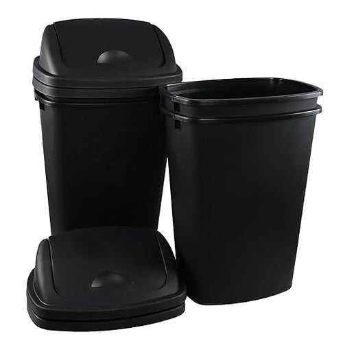 13 Gallon Plastic Trash Can by Julyeen