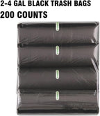 2-4 Gallon Trash Bags, Small Trash Can Bin Liners - Image 3