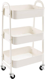 AGTEK Makeup Cart, Movable Rolling Organizer Cart by AGTEK