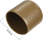 uxcell 20pcs Rubber End Caps 33mm ID Vinyl PVC Round Tube Bolt Cap Cover Screw - Image 3